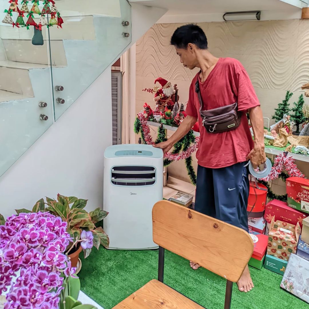 AC portable 1,5 PK untuk pendinginan ruangan yang lebih kecil